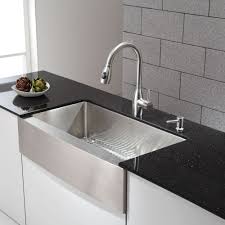 stainless steel farmhouse kitchen sinks