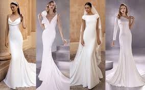 Ispirandoci alle proposte abiti da sposa 2020 su www.pronovias.com/it, l'abito in pizzo sembra essere tra i questo particolare tipo di scollatura viene realizzata soprattutto su abiti dal design semplice, in crêpe che scivola morbido, accarezzando le forme del corpo. Pronovias 2020 I 30 Abiti Da Sposa Piu Belli Cerimonie It