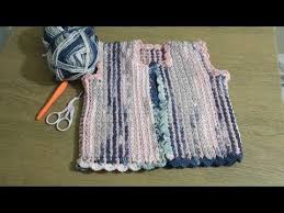 Zincir Isi Teknigi Ile Yelek Yapimi Crochet Baby Youtube Yelek Orgu Tig Isleri