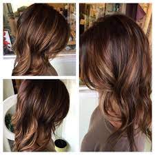A Warm Brunette With Honey And Caramel Dimension By Blake Colormelt Hair Color Balayage Coiffure Teinture Cheveux Coiffure Cheveux Mi Long