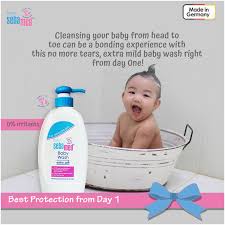Babycarewithsebamed No More Fear Of Excess Moisture Loss And Strong Chemicals In A Baby Wash Sebamed Baby Was Is A Very M Baby Bubble Bath Baby Wash Sebamed