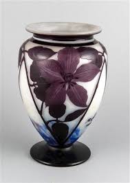 Glass Vase By Andre Delatte Circa 1920 1930 Glass Art Vase Art Deco Glass