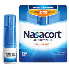 A steroid nasal spray does not provide immediate relief of symptoms and may require several weeks of routine use to be effective. Nasacort Allergy 24hr Nasal Spray 120 Sprays 57 Oz Allergy Remedies Meijer Grocery Pharmacy Home More
