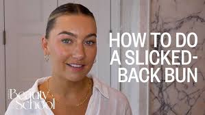 How To Do A Slick Back Bun