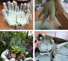 Ausgefallene Gartendeko Selber Machen Google Suche Concrete Garden Concrete Crafts Garden Design