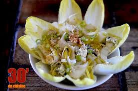 Salade D Endives Au Bleu D Auvergne Et Aux Noix 30 Minutes En Cuisine Recette Salade Endives Cuisine Dietetique Salade Endives Noix