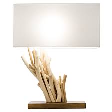 Free delivery & no fuss returns! Modern Home Angled Driftwood Nautical Wooden Table Lamp Natural Materials Handcrafted Design Walmart Com Walmart Com