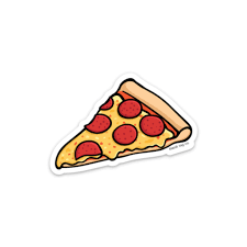 The Pepperoni Pizza Slice Sticker Adesivos Sticker Adesivos Imprimiveis Gratuitos Tatuagem De Pizza