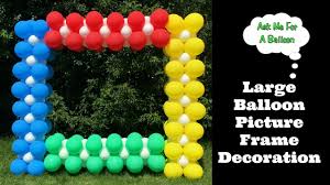 Maybe you would like to learn more about one of these? Large Balloon Picture Frame Decoration Youtube