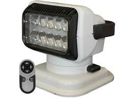 79014 Golight 12 Volt Led Portable Radioray W Magnetic Shoe White Portable Led Led Spotlight Remote Control