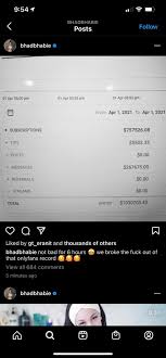 Bhadbhabie apparently just started an onlyfans and she made over $1M in  just 6 hours... whats worse is that she just turned 18 last week? And she  thinks its a flex bc