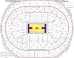 Actual La Sport Arena Seating Chart Staples Center Seating