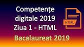 Toate filierele, profilurile şi specializările/calificările. Competente Digitale 2019 Ziua 1 Fisa A Subiectul I Youtube