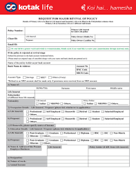 ﻿ how to file an allstate® life insurance claim. Kotak Revival Form Fill Out And Sign Printable Pdf Template Signnow