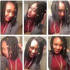 Box Braids Bob Gold Cuffs Love My 90s Hair Style Natural Hair Braids Short Box Braids Natural Hair Styles