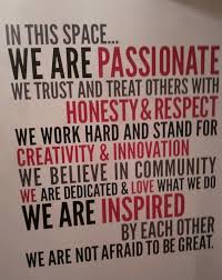 In This Coworking Space We Are Passionate We Trust And Treat Others With Honest Respect We Work Hard And Stand F Work Quotes Quotes Inspirational Quotes