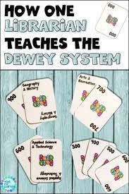 Library Skills Lessons Dewey Decimal System Card Games Activities Library Skills Elementary School Library Decimal Card Game