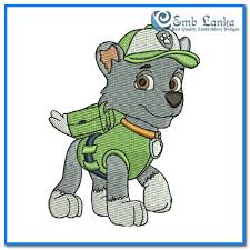 Top auswahl an nissan patrol neu & gebraucht. Drawing Rocky Paw Patrol Cartoon Embroidery Design Emblanka