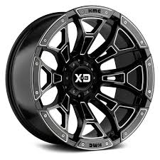 Xd Series Xd841 Boneyard Wheels Gloss Black With Milled Accents Rims