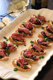 Roast Beef Crostini Fingerfood Fingerfood Rezepte Party Happchen