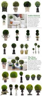 Gorgeous Greens Topiary Plants Artificial Topiary