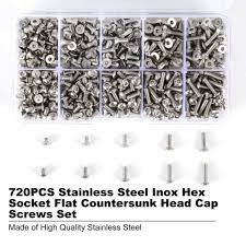 We did not find results for: 720pcs Stainless Steel Inox Hex Socket Flat Countersunk Head Cap Allen Key Head Screws Set Assortment Kit M3 4 6 8 10 12mm Screws Aliexpress