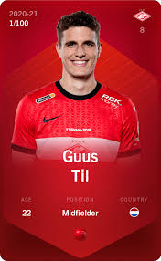 With three cool hits, he saved feyenoord against the puny fc drita from a failure: Guus Til 2020 21 Rare 1 100