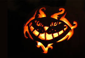 Cheshire cat how cool would. Pumpkin Carving In Wonderland The Cheshire Cat Wonderland Kitchen
