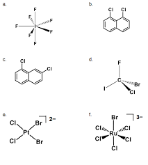 Solved Use A Flowchart To Determine The Point Group For E