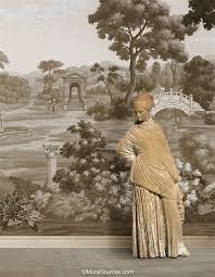 Chinoiserie wallpaper mural tan wall murals top ceiling wall covering hand painted plum bloosom tree with birds home interior decor. Pin On New House Wallpaper