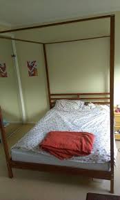 Tarva Bett Geht Himmelbett Four Poster Bed Ikea Bed Bed
