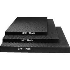 4x8 Ft Fitness Rubber Mat 1 4 Inch Gym Floor Mat Black Gym Flooring Rubber Gym Mats Gym Flooring