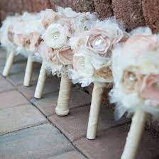 Beautiful Fake Flowers Totally Want To Do Something Like This They Ll Last Forever Diy Wedding Bouquet Wedding Bouquet Ribbon Wedding Bouquets