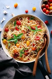 Fresh Tomato And Basil Pasta Recipe Easy Pasta Dishes Basil Pasta Recipes Pasta Dishes