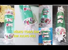 As maçãs feitas de garrafa pet são clássicas na técnica de reaproveitamento, e vamos combinar que ficam um charme na decoração e até como ideia de lembrancinha de festas infantis. Puxa Saco De Garrafa Pet Artesanato Youtube