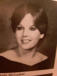 Class of 81, Elizabeth McCusker. Pic of me then, and now in 2024.