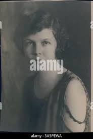 Mrs. Russell B. Mercer, formerly Miss Mabel Quinn of Girard Ave. S,  Chicago, is noted for her prominent connection to the region Stock Photo