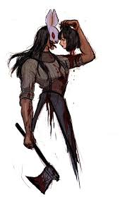Bit Dark Even For Huntress But Feng Probably Dropped A Pallet On Anna S Head So She Clearly Deserved It Horror Movie Characters Scary Movies Dark Artwork