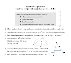 Este cea mai celebră problemă de matematică, deoarece teorema lui fermat a fost rezolvată încă din 1990. Probleme De Geometrie Rezolvate Cu Matematica Altfel Facebook