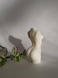 Diy body candle & bubble candle | kerzen selber machen by melissa zerhau. Large White Body Candle Woman Torso Candle Venus Goddess Bust Candle Candle Aesthetic Aesthetic Candles Candles