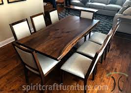 This beautiful claro walnut console table is made from a hazard tree removal in the dinning tables and chairs walnut dining table dining room table walnut furniture furniture ideas natural wood table contemporary dining. Live Edge Dining Tables Custom Fabricated Table Tops