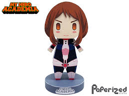 This statue is expertly crafted and meticulously sculpted to look like ochaco uraraka (go and go!) from their respective anime. My Hero Academia Ochaco Uraraka Papercraft Paperized Crafts