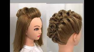 3 Beautiful Hairstyles For Short Hair Easy Hairstyles Youtube Easy Hairstyles Wedding Hairstyles For Medium Hair Hair Styles