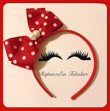 Kirmizi Toka Tac Rapunzelintokalari Kids Hairbow Sac Cocuk Kiz Red Rapunzel Kizlar Toka Sac