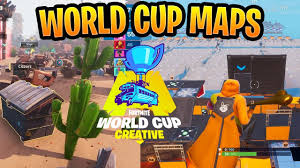 Fortnite Creative World Cup Maps With Codes Youtube