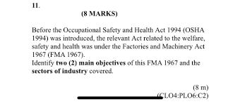 An edition of factories and machinery act, 1967 (1983). 11 8 Marks Before The Occupational Safety And Chegg Com