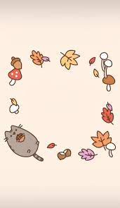Fall Pusheen Wallpaper Fall Wallpaper Iphone Wallpaper Cat Pusheen Cat