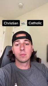 Is there any difference between Christian and Catholic? #foryoupage #fypシ  #foryou #fyp #ProudCatholicForever #proudcatholic  #TheBeautyOfMyCatholicFaith Video credits to @Jacob Palchak No Copyright ...
