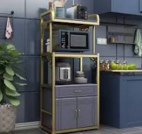 Gray Kitchen Island European Style Kitchen Cabinet with 1 Shelf in  Large｜Homary