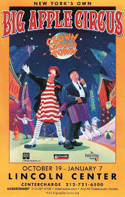Clown Around Town Show Poster From 2000 Big Apple Circus Circus Poster Comic Book Cover